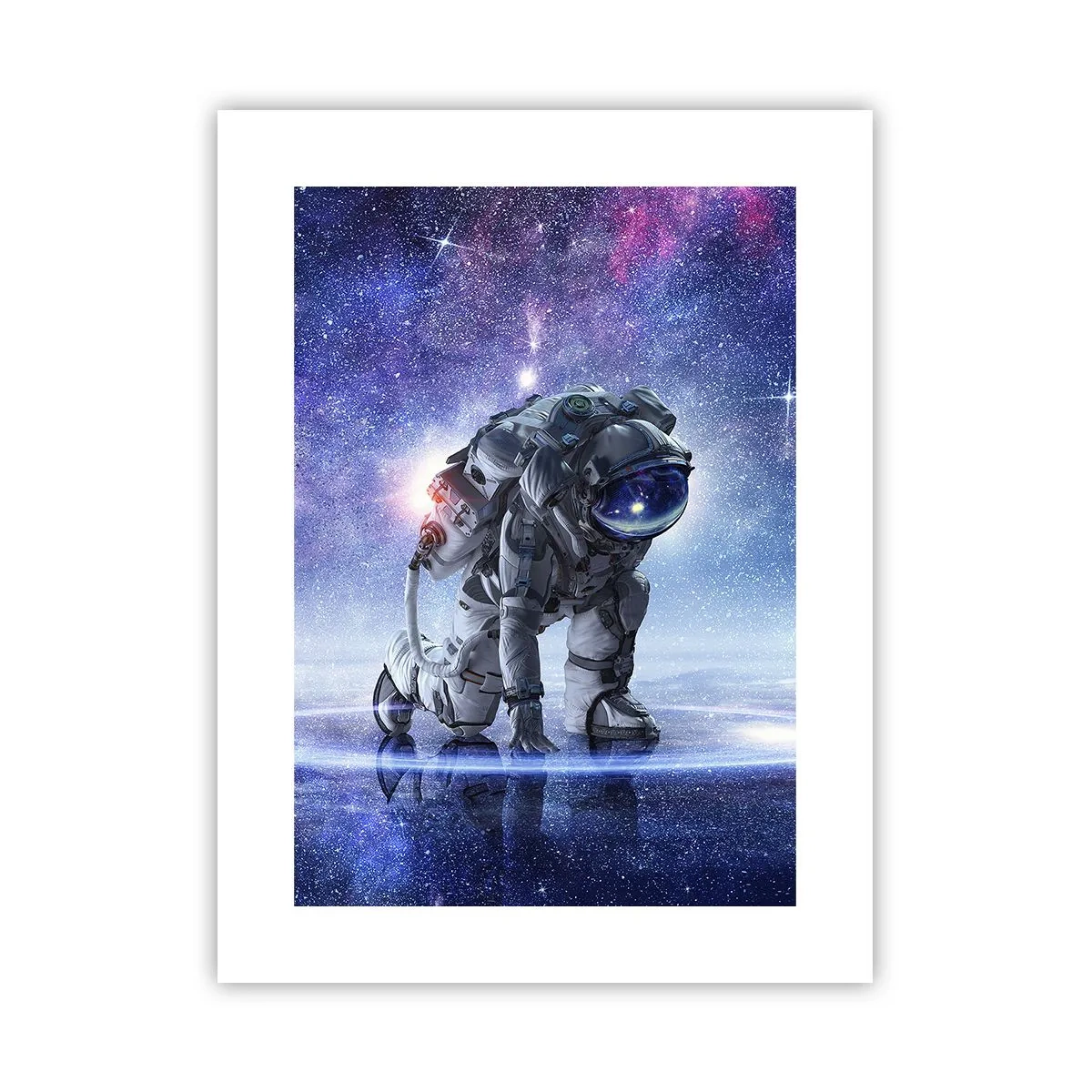Affisch - Stjärnig himmel över mig - 30x40 cm