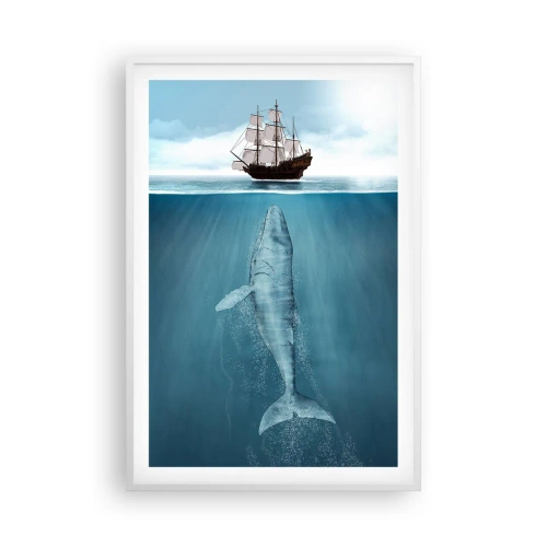 Affisch i vit ram - Bättre att inte veta - 61x91 cm