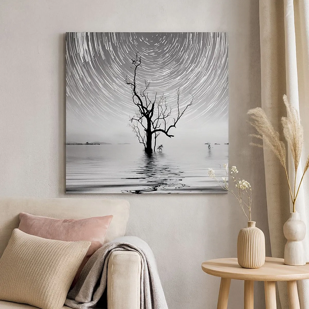 Canvastavla - Bild på duk - Naturens symfoni - 30x30 cm