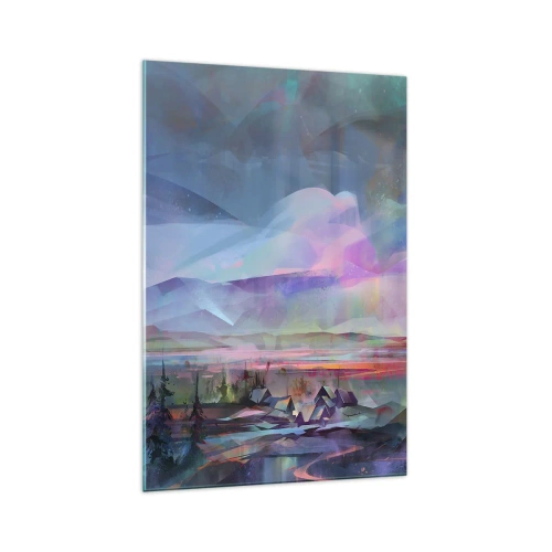 Glastavla - Bild på glas - Under en vänlig himmel - 70x100 cm