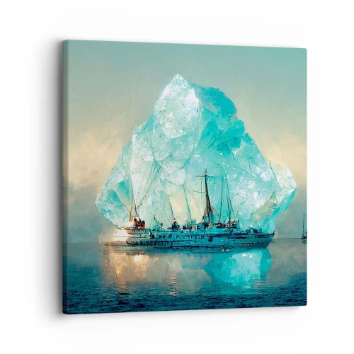 Canvastavla - Bild på duk - Arktisk briljant - 30x30 cm