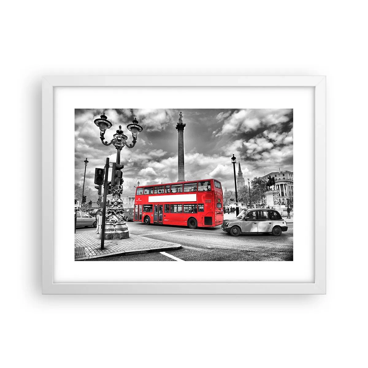 Affisch i vit ram - Stadens riktiga blodomlopp - 40x30 cm