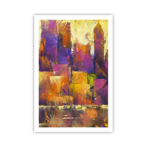 Affisch - Metropolis komposition - 61x91 cm