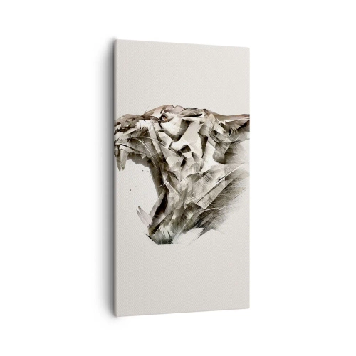 Canvastavla - Bild på duk - Nu vet du vem som styr - 55x100 cm