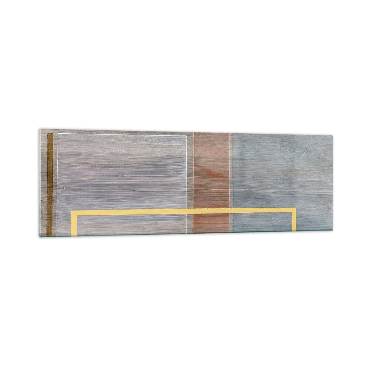 Glastavla - Bild på glas - Rakt och lugnt - 160x50 cm
