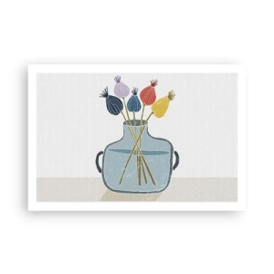 Affisch - Vallmovas - 91x61 cm