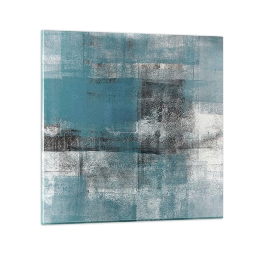 Glastavla - Bild på glas - Vatten och luft - 60x60 cm