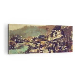 Canvastavla - Bild på duk - Livet som gråskalans rikedom - 100x40 cm