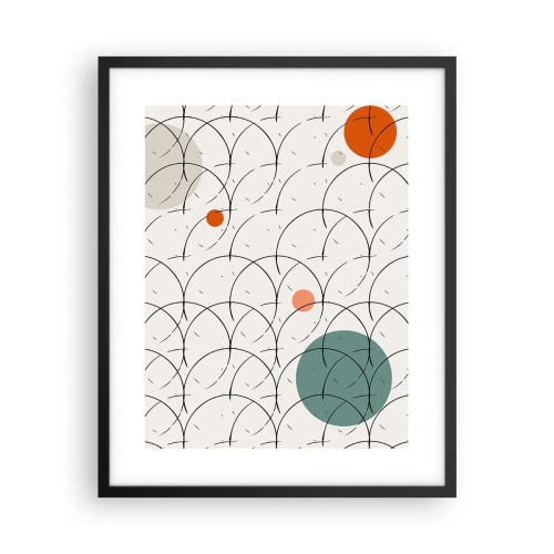 Affisch i svart ram - I popkonstens anda - 40x50 cm