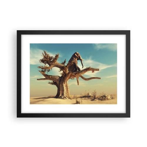 Affisch i svart ram - Ny synvinkel - 40x30 cm