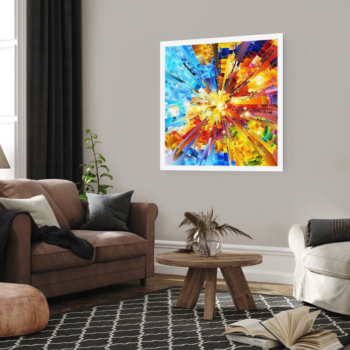 Affisch - In medias res - 60x60 cm