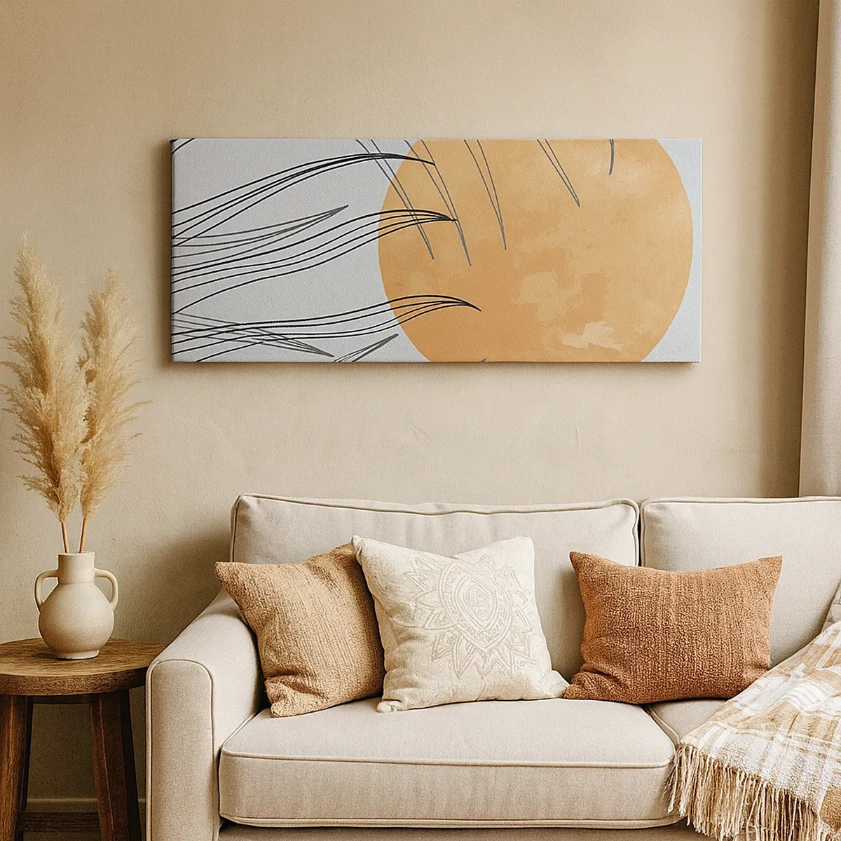 Canvastavla - Bild på duk - Alltid mot solen - 30x30 cm