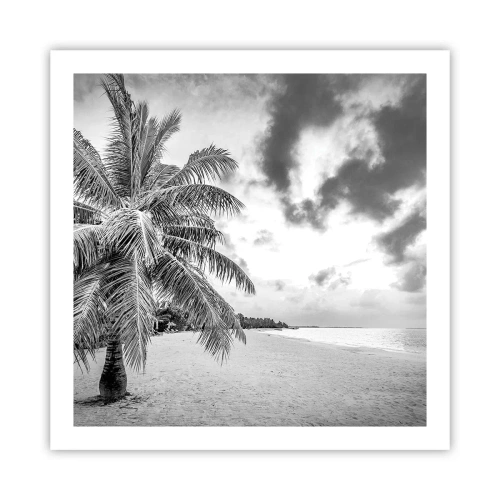 Affisch - När du längtar efter ensamheten... - 60x60 cm