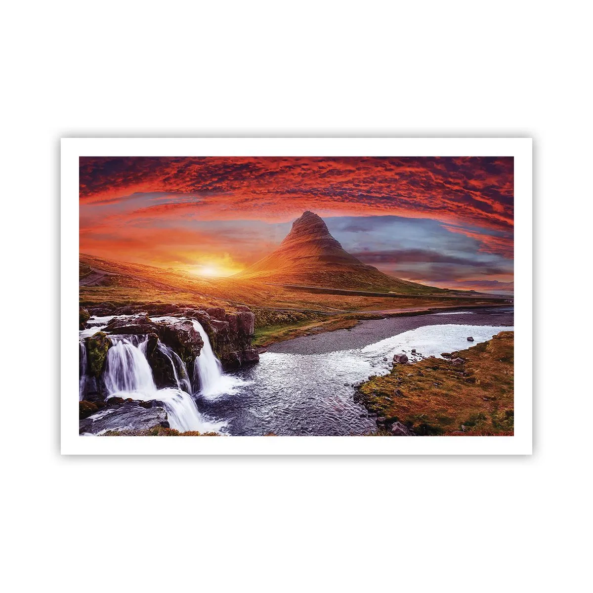 Affisch - Utsikt över Midgård - 91x61 cm