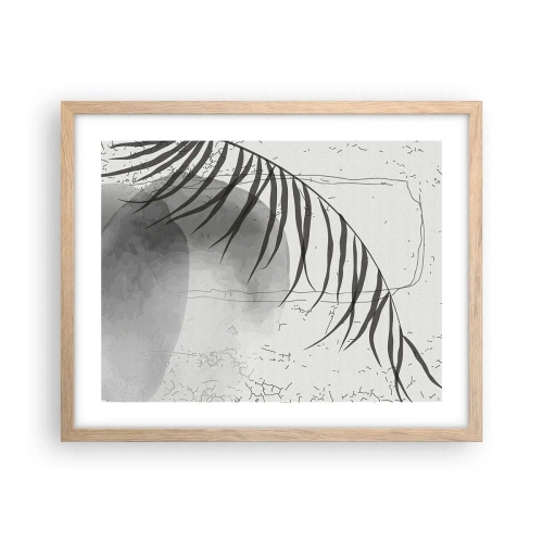 Affisch i ram av ljusek - Den subtila exotismen i naturen - 50x40 cm