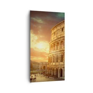 Canvastavla - Bild på duk - Kolossalt intryck - 65x120 cm