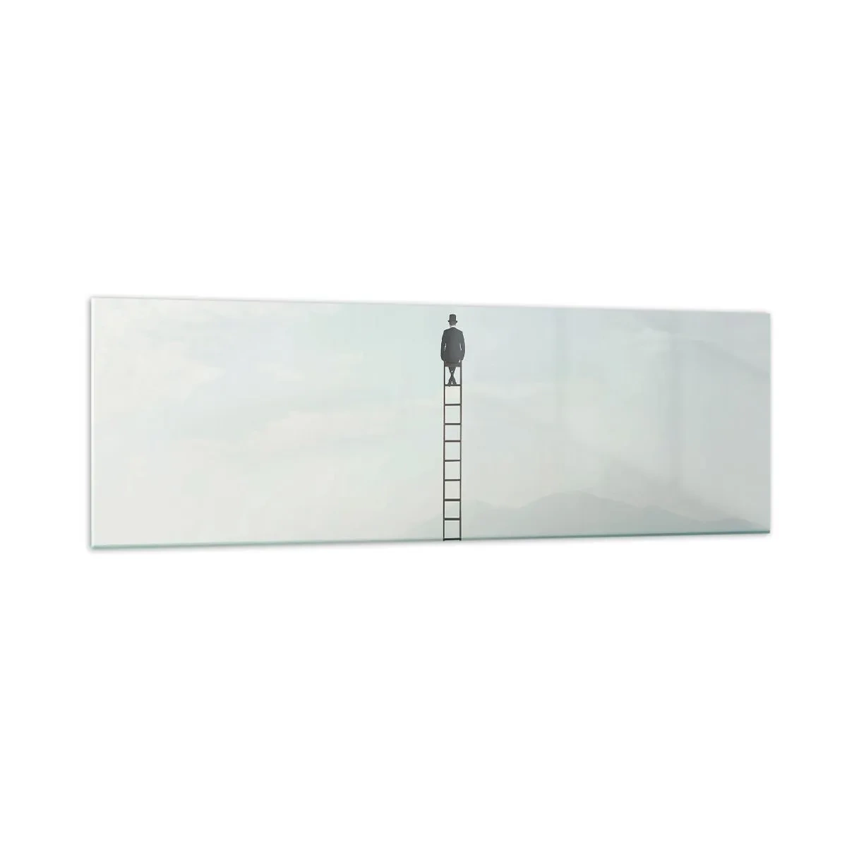 Glastavla - Bild på glas - Var över det - 160x50 cm