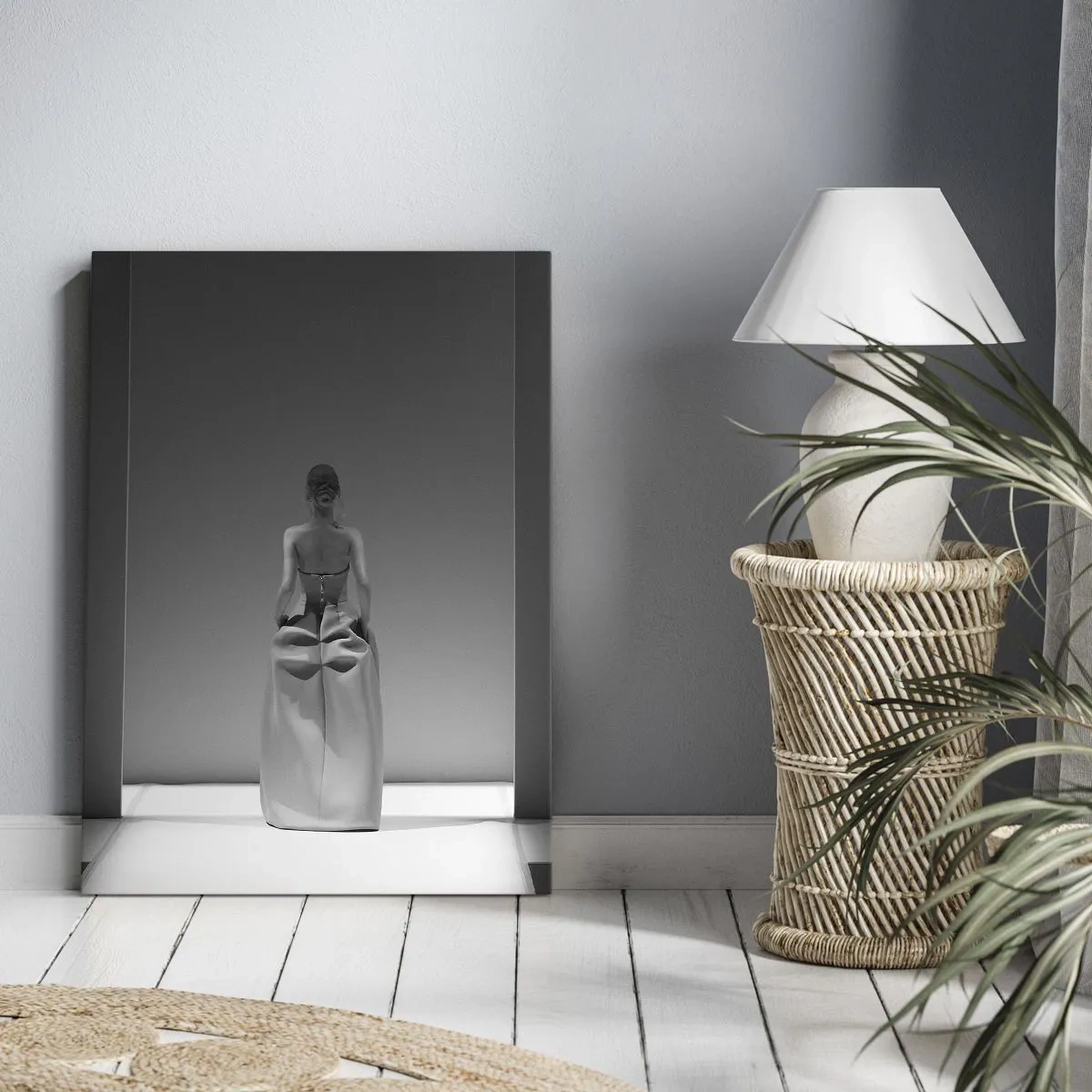 Canvastavla - Bild på duk - Raffinerad enkelhet - 50x70 cm