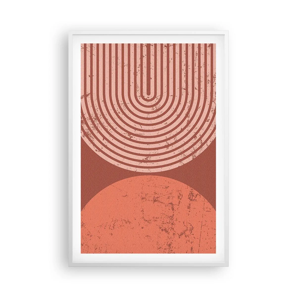 Affisch i vit ram - Nära relation - 61x91 cm