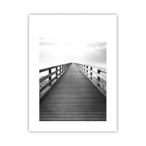 Affisch - Ut i det oändliga... - 30x40 cm