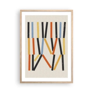 Affisch i ram av ljusek - Horisontell komposition - 50x70 cm