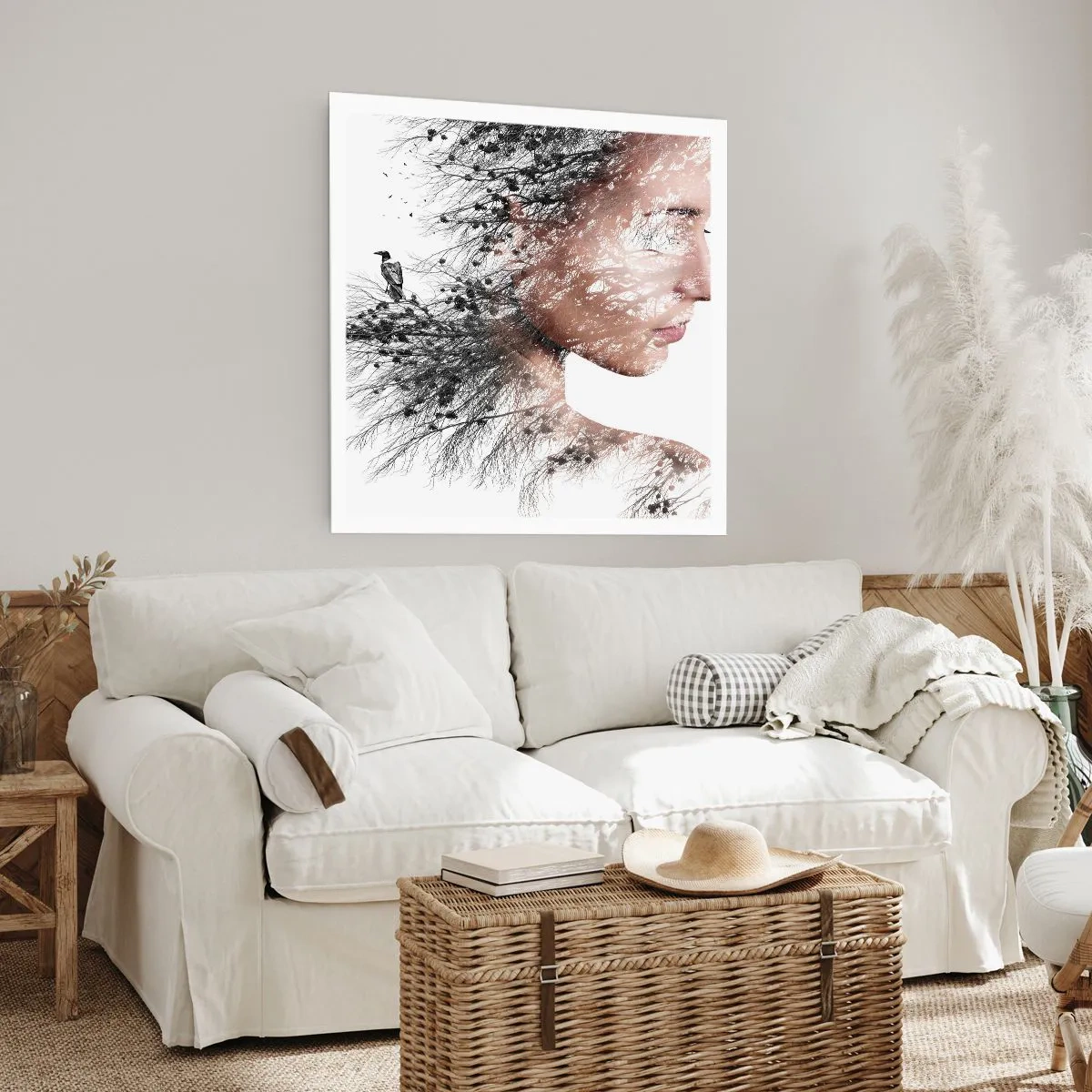 Affisch - Skogens ande - 60x60 cm