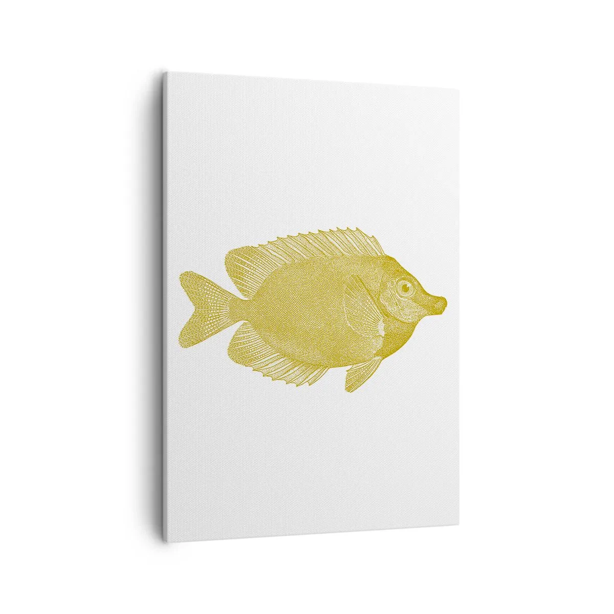 Canvastavla - Bild på duk - Fisk och det är allt - 50x70 cm
