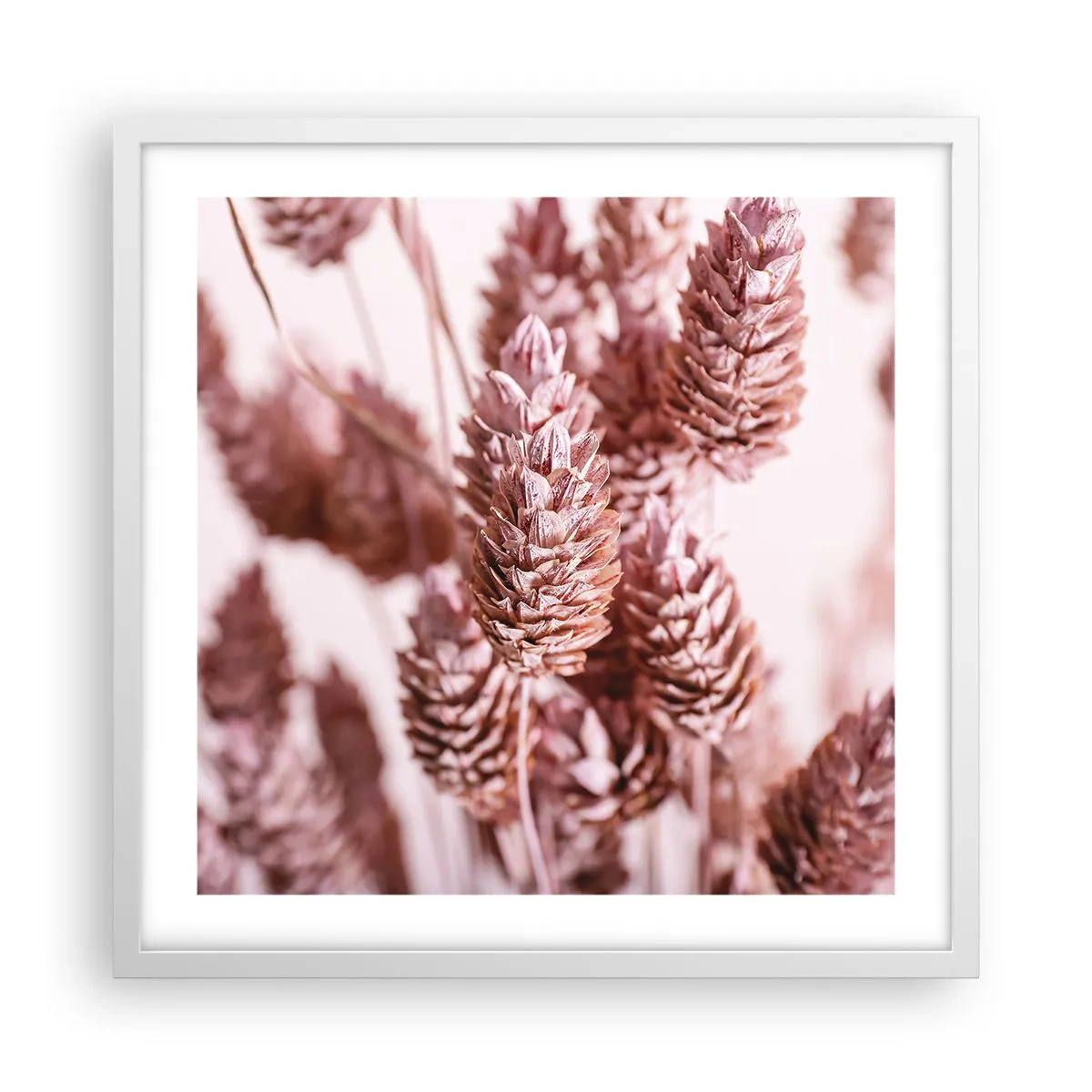 Affisch i vit ram - Skenet bedrar - 50x50 cm