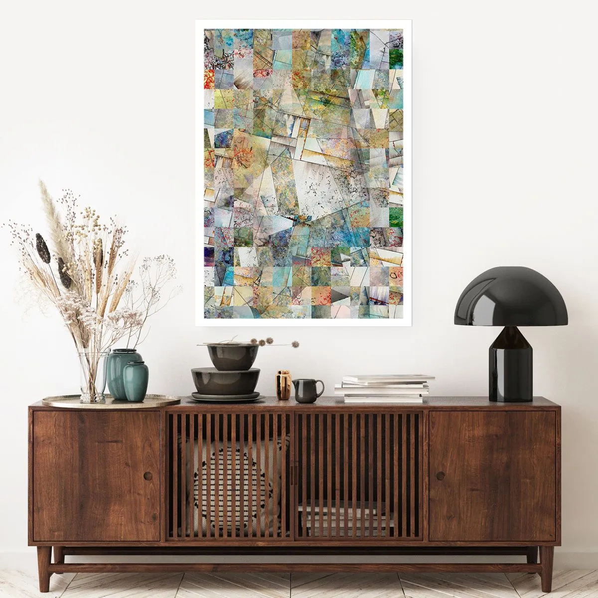 Affisch - Geometrisk omblandning - 61x91 cm