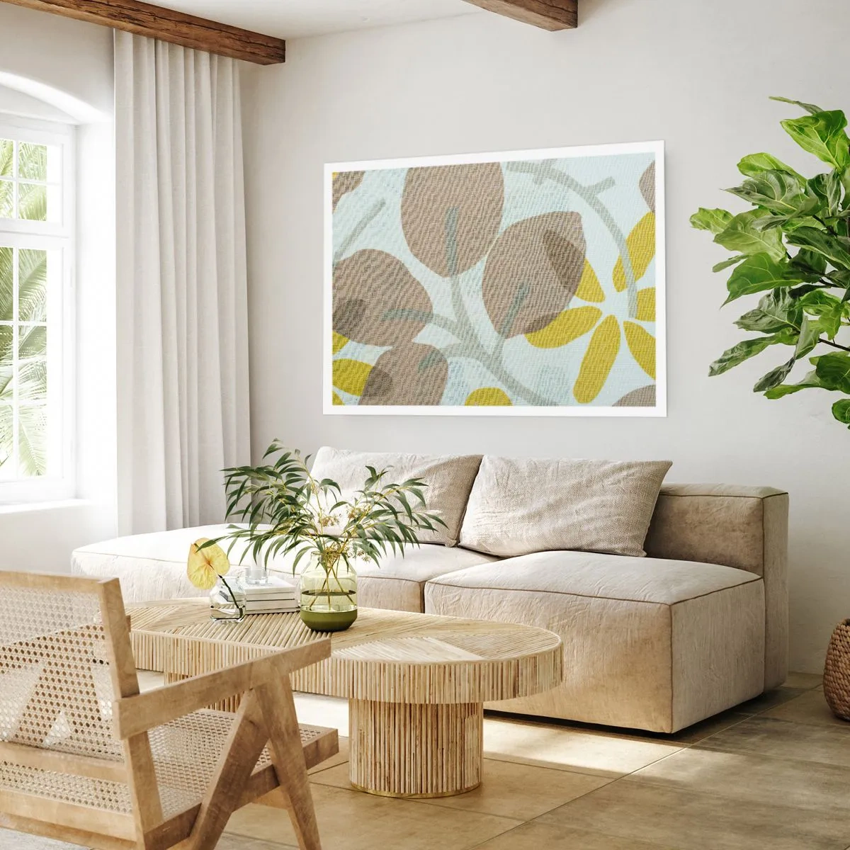 Affisch - Komposition i solskenet - 100x70 cm