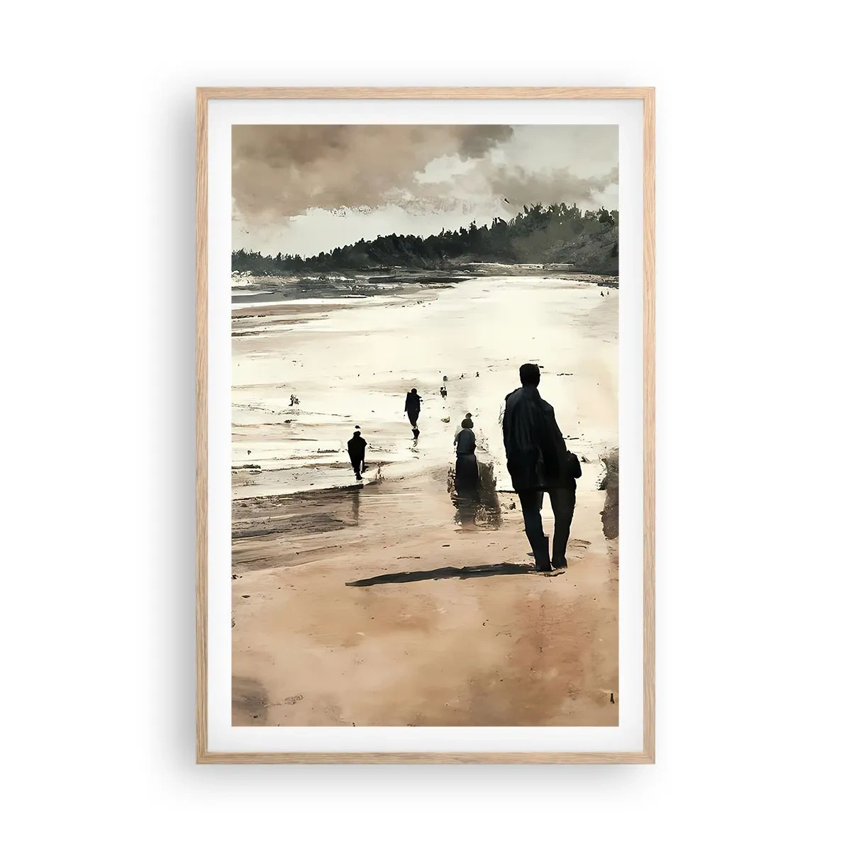 Affisch i ram av ljusek - Framkallade - 61x91 cm