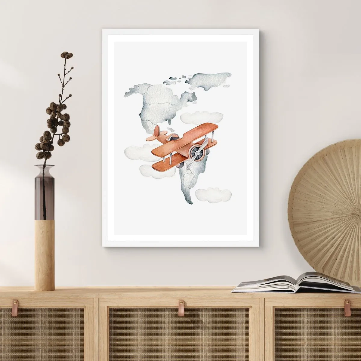 Affisch i vit ram - I den banbrytande andan - 30x40 cm