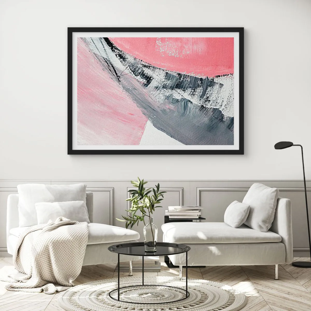 Affisch i svart ram - Anpassad komposition - 40x30 cm