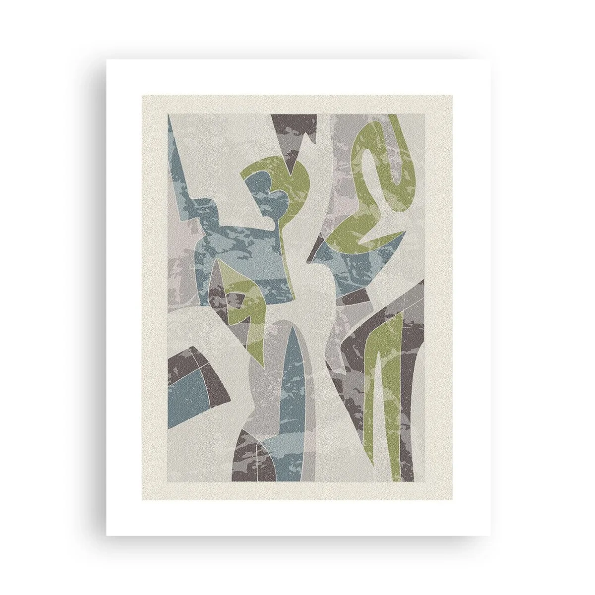 Affisch - Komposition bakom glas - 40x50 cm