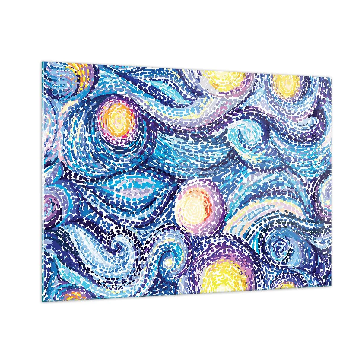 Glastavla - Bild på glas - Från van Goghs tavla - 100x70 cm