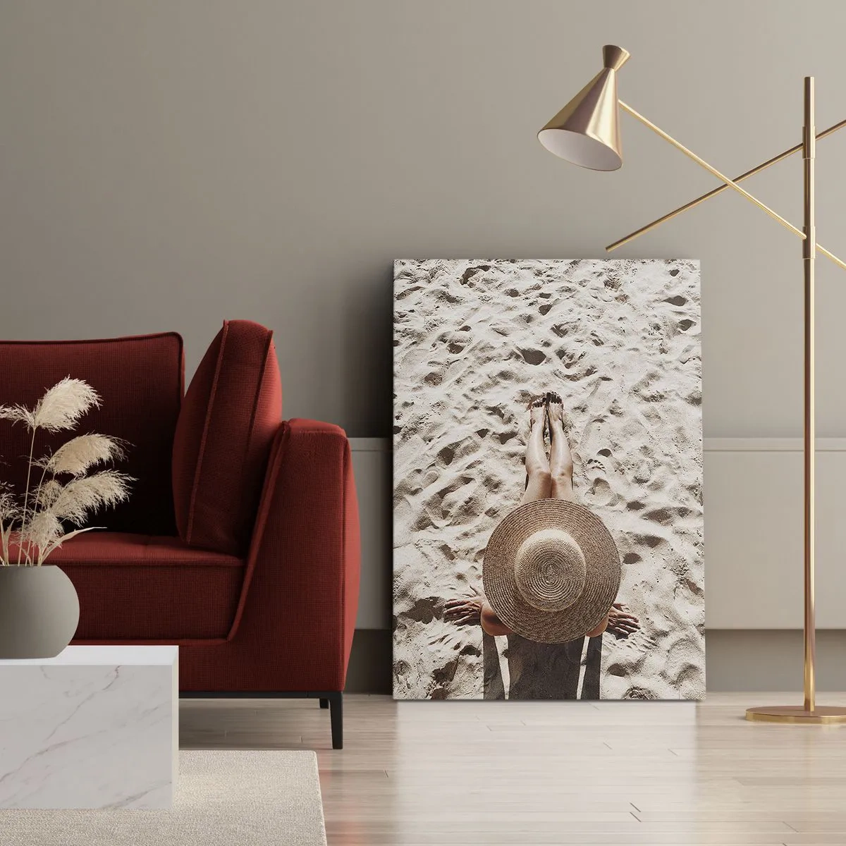 Canvastavla - Bild på duk - En drömtid - 70x100 cm