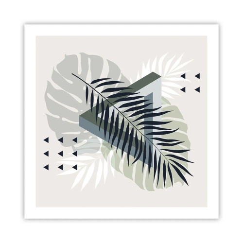 Affisch - Natur och geometri – två ordningar? - 60x60 cm
