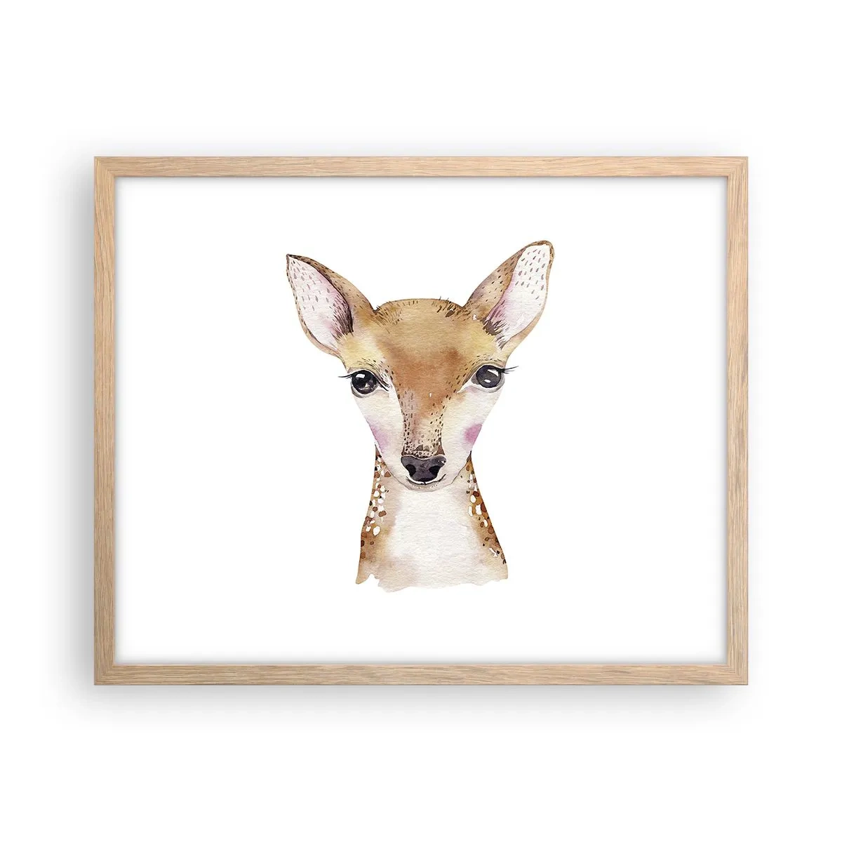 Affisch i ram av ljusek - Oskuldens natur - 50x40 cm