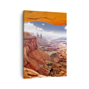 Canvastavla - Bild på duk - Skapat av naturen - 50x70 cm