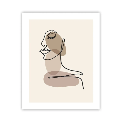 Affisch - Lyssnar på sig själv - 40x50 cm