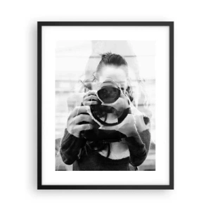 Affisch i svart ram - Skapare och material - 40x50 cm