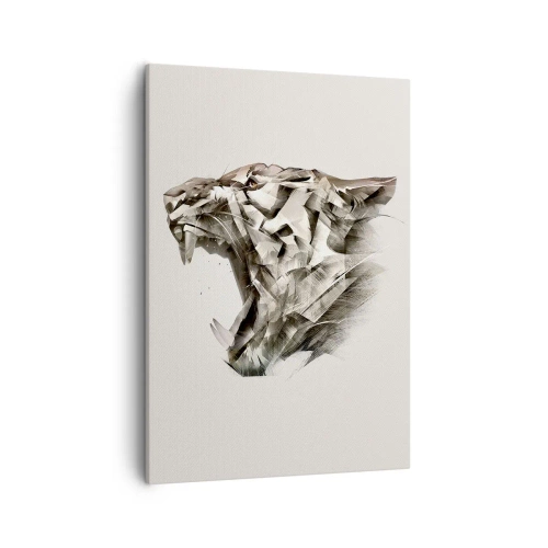 Canvastavla - Bild på duk - Nu vet du vem som styr - 50x70 cm