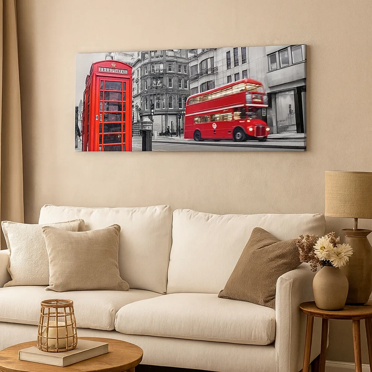 Canvastavla - Bild på duk - Rödast i Europa - 30x30 cm