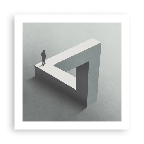 Affisch - Och ändå möjligt - 50x50 cm