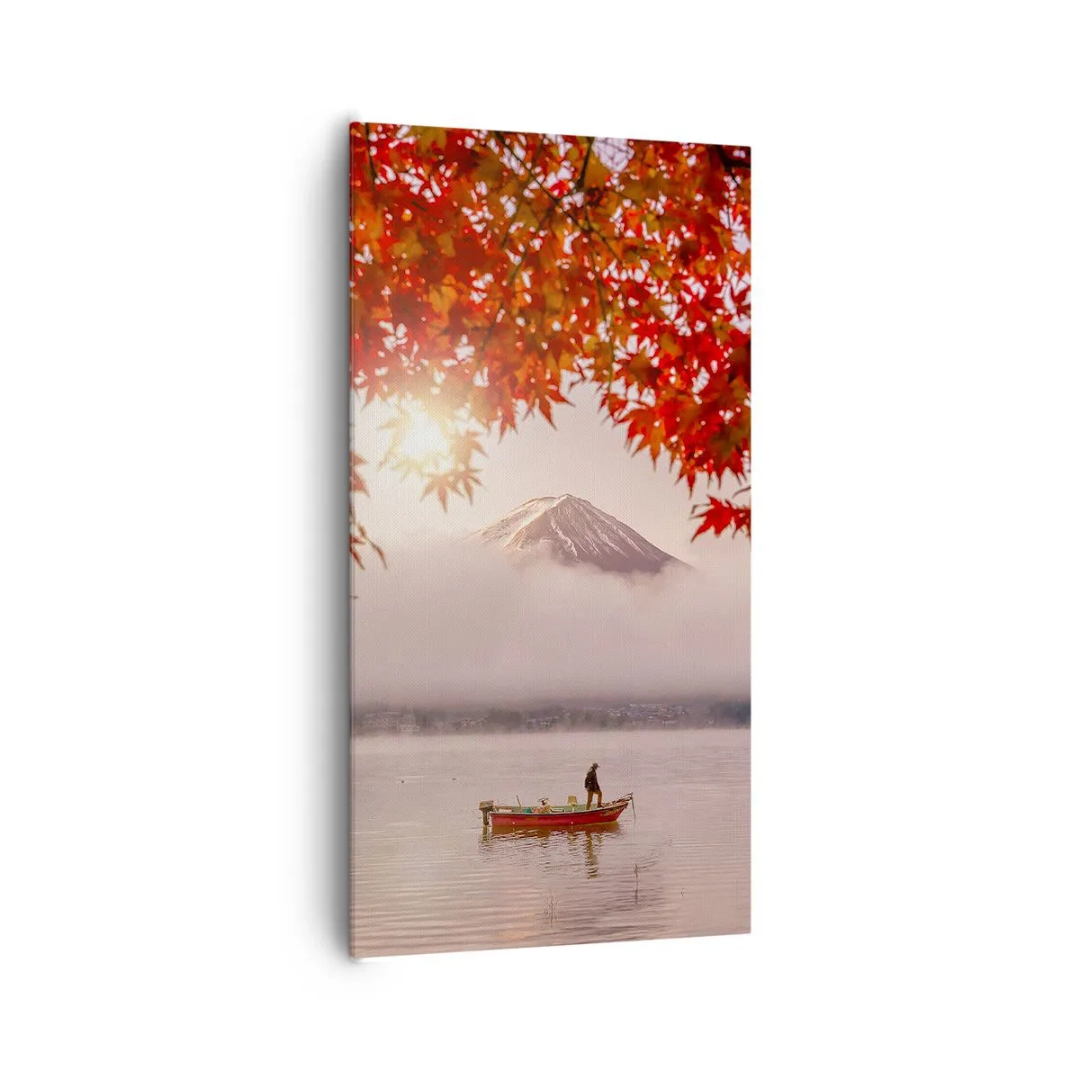 Canvastavla - Bild på duk - I japansk stämning - 65x120 cm