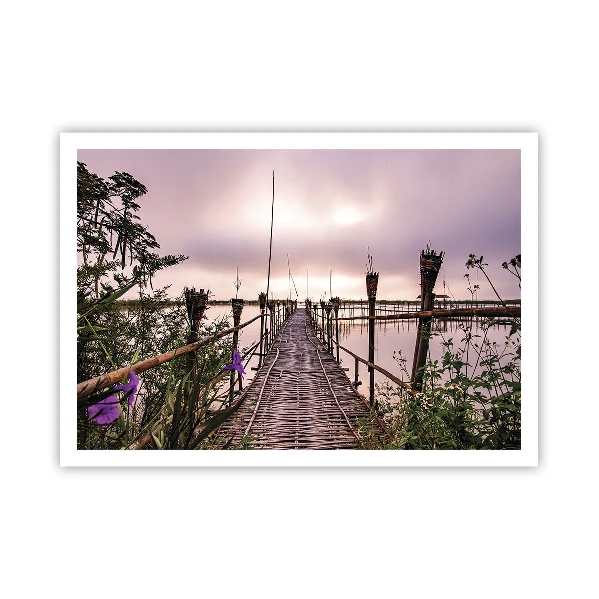 Affisch - Asiens lugn och tystnad - 100x70 cm