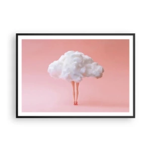 Affisch i svart ram - Söt utfästelse - 100x70 cm