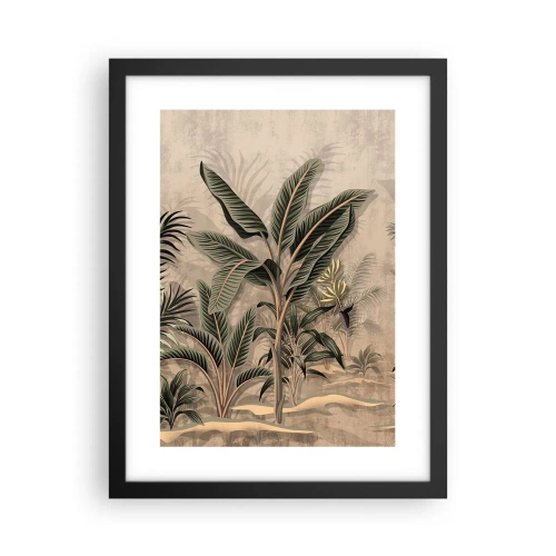 Affisch i svart ram - Bild i kolonial stil - 30x40 cm