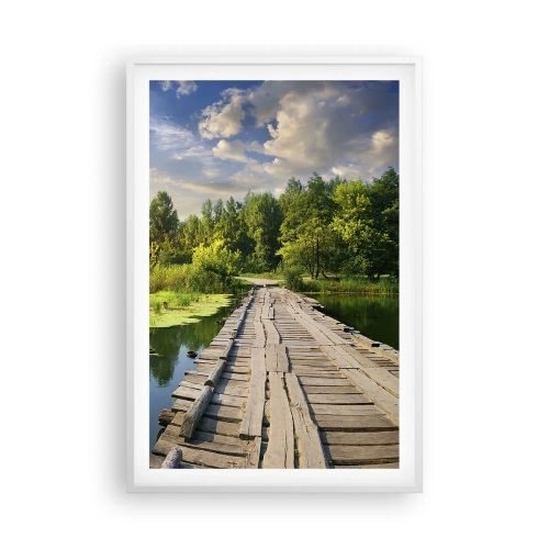 Affisch i vit ram - Sommar, sommar överallt - 61x91 cm