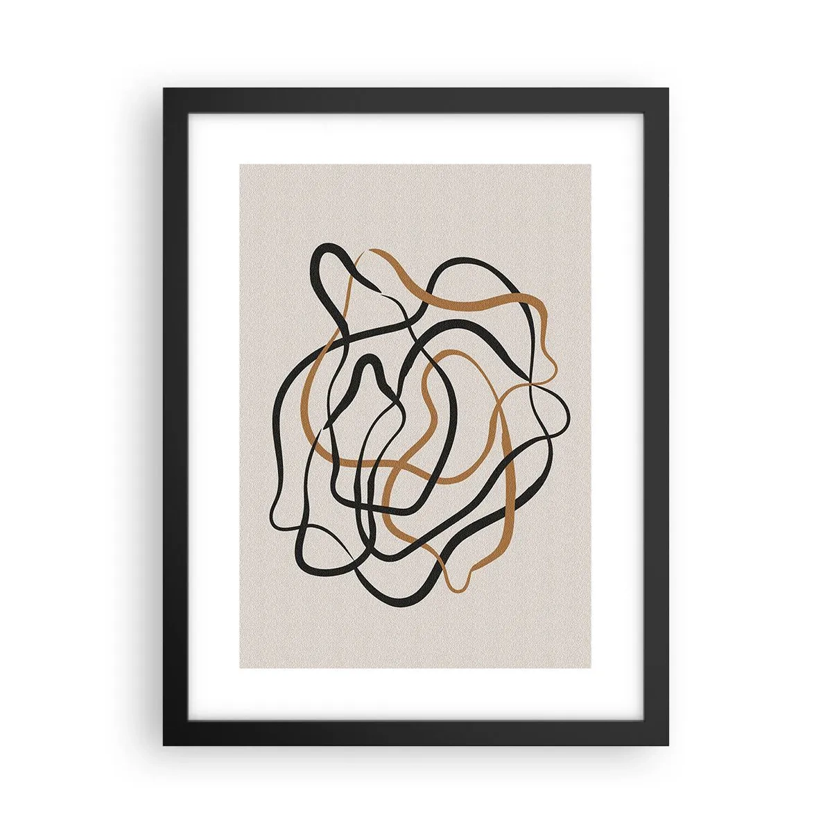 Affisch i svart ram - Allt har gått fel - 30x40 cm